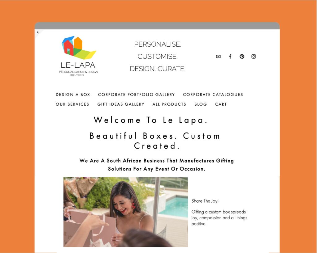 E-Commerce Custom Website Design & Logo Creation