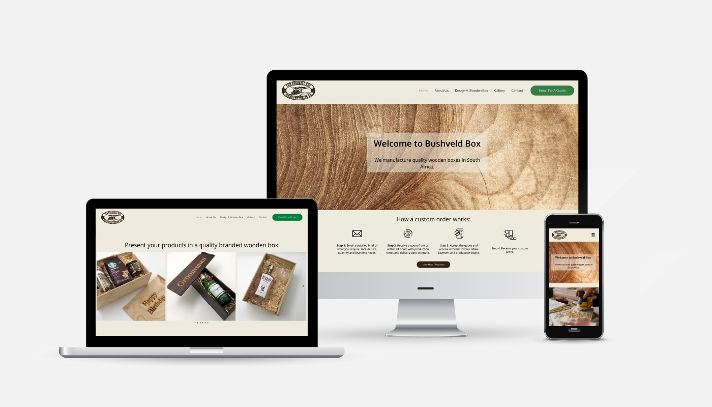 Bushveld Box WordPress Website Design
