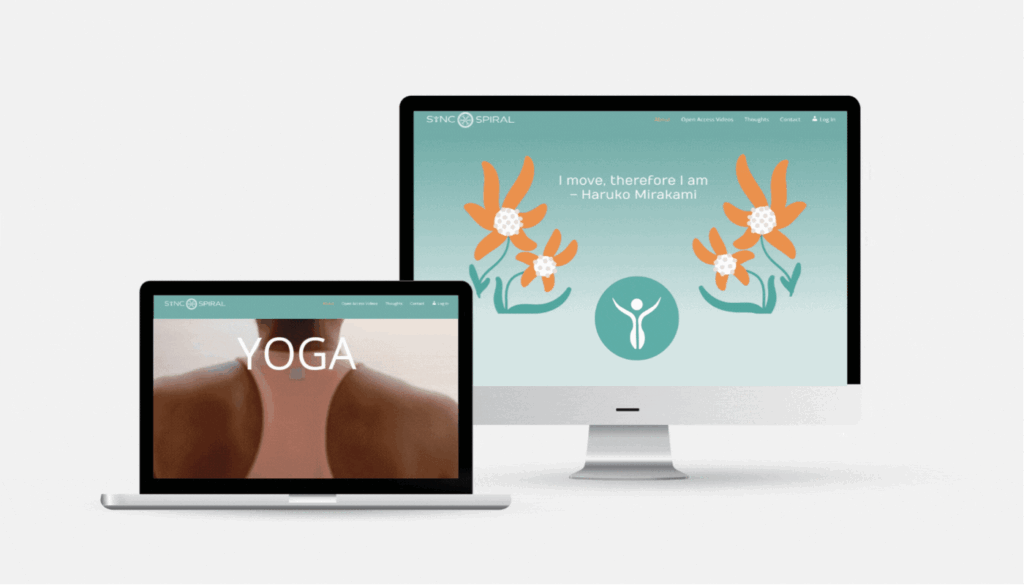 Yoga Sync Spiral Website Design