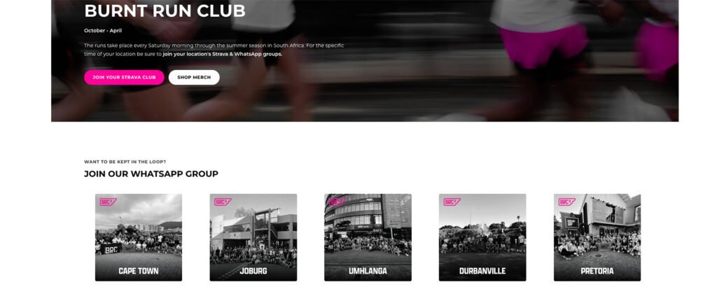 Burnt Activewear South Africa Johannesburg Cape Town